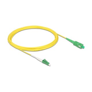 Kabel Lichtwellenleiter LC-APC zu SC-APC Simplex Singlemode OS2 5 m
