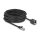 Delock Netzwerk Verlängerungskabel RJ45 Stecker zu RJ45 Buchse Cat.6A S/FTP 10 m schwarz