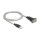 Delock Adapter USB 2.0 Typ-A zu 1 x Seriell RS-422/485 Stecker mit 6 Pin Terminalblock 5 V 1 m
