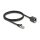 Delock Netzwerk Verlängerungskabel RJ45 Stecker zu RJ45 Buchse Cat.6A S/FTP 1 m schwarz