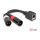 Adapterkabel RJ45 Buchse zu 2 x XLR 3 Pin Stecker schwarz 20 cm