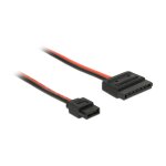 Kabel Power SATA 15 Pin Buchse > Power Slim SATA 6 Pin...