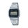 Casio A158WA-1DF Vintage Unisex-Uhr Digital mit Edelstahlarmband, schwarz/silber