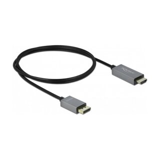 Delock Aktives DisplayPort 1.4 zu HDMI Kabel 4K 60 Hz (HDR) 1 m