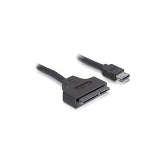Delock Kabel eSATApd 12 V > SATA 22 Pin 2.5 / 3.5 HDD 0,5 m
