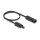 Delock DL4 Solar Flachbandkabel Stecker zu Buchse 60 cm schwarz