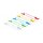 Delock Kabelbinder mit Beschriftungsfeld L 205 x B 2,8 mm 10 Stück farbig sortiert