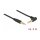 Delock Klinkenkabel 3,5 mm 4 Pin Stecker > Stecker gewinkelt 3 m schwarz