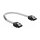 SATA 6 Gb/s Kabel 20 cm transparent