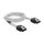 SATA 6 Gb/s Kabel 50 cm transparent