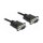 Kabel Seriell D-Sub9 1 m St/St mit schmalem Steckergehäuse Delock