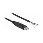 Adapterkabel USB 2.0 Typ-A zu seriell RS-232 mit 3...