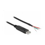 Delock Adapterkabel USB 2.0 Typ-A zu seriell RS-232 mit 3...