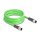 Delock M12 Kabel D-kodiert 4 Pin Stecker zu Stecker PUR (TPU) 5 m