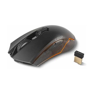 LEXIP GAMING - AR18 AERO SPEED GAMING MAUS kabellose Gaming Maus mit Keramikgleitern