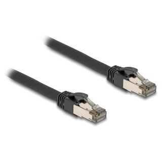 Delock RJ45 Netzwerkkabel Cat.6A U/FTP ultra flexibel mit innerem Metallmantel 10 m schwarz