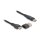 USB 2.0 Daten- und Schnellladekabel USB Type-C™ + USB Typ-A Stecker zu USB Type-C™ Stecker PD 3.1 140 W mit Leistungsanzeige 1,20 m