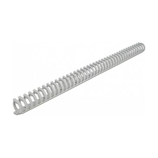 Kabelkanal Flexibel selbstklebend schraubbar 35 x 30 mm - Länge 50 cm grau