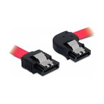 SATA 3 Gb/s Kabel gerade auf rechts gewinkelt 30 cm rot