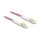LWL Kabel LC Duplex zu LC Duplex Multimode OM4 winkelbar 0,5 m