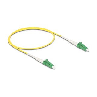 Delock Kabel Lichtwellenleiter LC-APC zu LC-APC Simplex Singlemode OS2 0,5 m