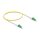 Kabel Lichtwellenleiter LC-APC zu LC-APC Simplex Singlemode OS2 0,5 m
