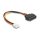 Delock SATA Stromkabel 15 Pin Stecker zu 1 x Floppy 4 Pin Buchse 15 cm