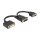 Delock Adapter DMS-59 Stecker > DVI 24+5 Buchse + VGA Buchse 20 cm