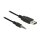 Delock Konverter USB 2.0 Typ-A Stecker zu Seriell TTL 3,5 mm 4 Pin Klinke 1,8 m (3,3 V)
