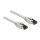 Delock RJ45 Netzwerkkabel Cat.8.1 S/FTP 1 m bis 40 Gbps grau