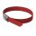 Delock Edelstahlkabelbinder L 500 x B 7,9 mm rot 10 Stück