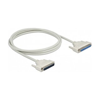 Delock Serielles Kabel D-Sub 37 Stecker zu Buchse 2 m