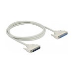 Serielles Kabel D-Sub 37 Stecker zu Buchse 2 m