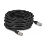 Delock RJ45 Netzwerkkabel Cat.6A S/FTP PE Outdoor 15 m...