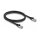 Delock RJ45 Netzwerkkabel Cat.6A S/FTP PUR Outdoor 1 m schwarz