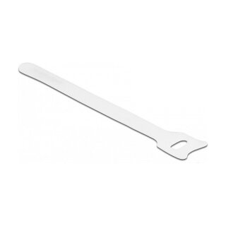 Delock Klett-Kabelbinder L 150 x B 12 mm weiß 10 Stück