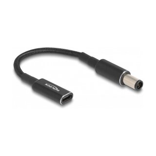Delock Adapterkabel für Notebook Ladekabel USB Type-C™ Buchse zu HP 7,4 x 5,0 mm Stecker 15 cm