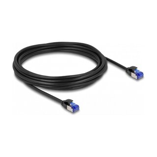 Delock RJ45 Netzwerkkabel Cat.6A S/FTP Slim 5 m schwarz
