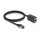 Delock Netzwerk Verlängerungskabel RJ45 Stecker zu RJ45 Buchse Cat.8.1 S/FTP 1 m schwarz