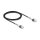 RJ45 Netzwerkkabel mit doppeltem Knickschutz Cat.6A UTP Slim 2 m schwarz