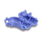 Kabel Clips zum Abwinkeln 8 Stück blau