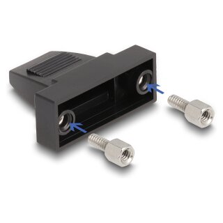 Gehäuse für D-Sub 9 Pin Stecker / Buchse Kunststoffgehäuse für Flachbandkabel