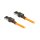 Delock RJ45 Netzwerkkabel mit USB Type-C™ Portfinder Funktion Self Tracing Cat.6A S/FTP 1 m orange