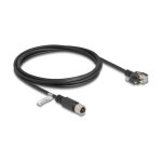 Delock M12 Kabel D-kodiert 4 Pin Buchse zu RJ45 Stecker...