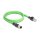 Delock M12 Kabel A-kodiert 8 Pin Stecker zu RJ45 Stecker PUR (TPU) 1 m