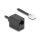 Delock Telefonkabel / Spiralkabel RJ11 Stecker zu RJ45 Buchse schwarz 1 m