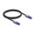 Delock RJ45 Netzwerkkabel Cat.6 UTP mit 180° winkelbaren Steckern schwarz 1 m
