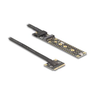 Adapter Mini PCIe Stecker zu M.2 Key M Buchse mit Kabel 20 cm
