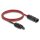 DL4 Solar Kabel 4 mm² Stecker zu Buchse 1 m rot