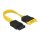 SATA 6 Gb/s Verlängerungskabel 10 cm gelb